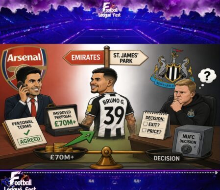 Arsenal Dial Newcastle Again as Bruno Saga Enters the "Answer Your Phone!" Stage