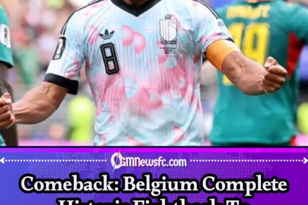Comeback: Belgium Refused To Pack Their Bags And Sent Senegal Home Instead