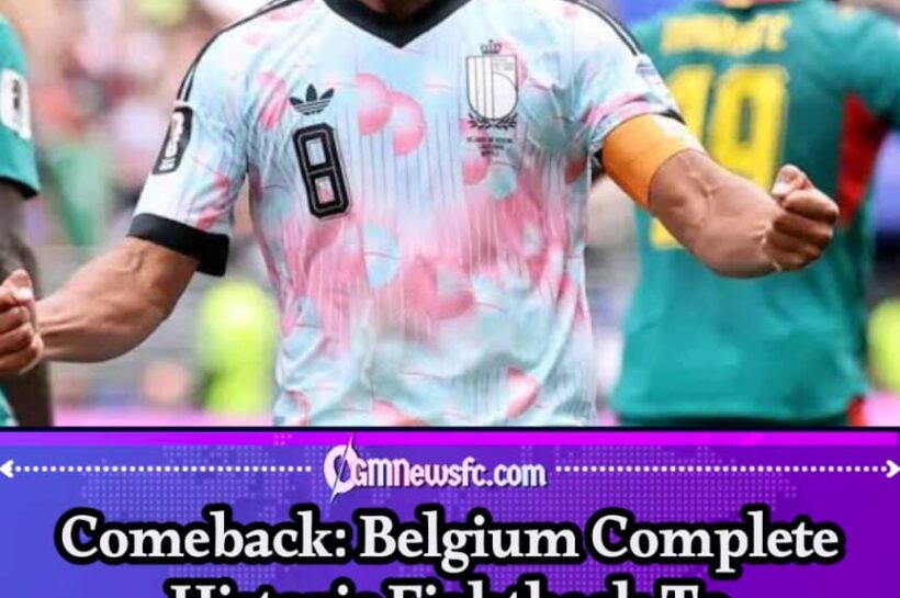 Comeback: Belgium Refused To Pack Their Bags And Sent Senegal Home Instead