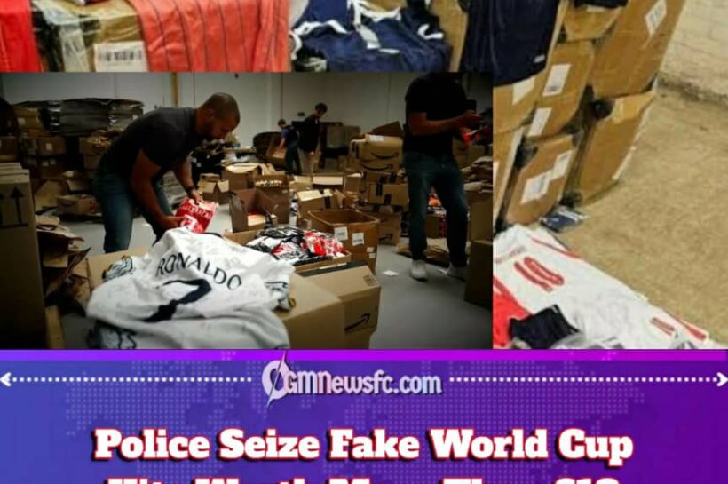 Counterfeit: World Cup's Biggest Transfer? Fake Football Shirts Tried to Join the Tournament Before Police Sent Them to the Bench