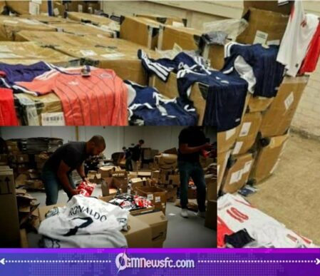 Counterfeit: World Cup's Biggest Transfer? Fake Football Shirts Tried to Join the Tournament Before Police Sent Them to the Bench