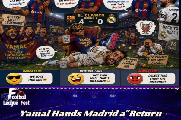 El Clásico Camp Nou Echoes: Football Banter Returns as Yamal Refuses to Hit the Mute Button