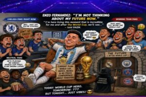 Chelsea Fans Refresh the Internet While Enzo Fernández Enjoys the World Cup