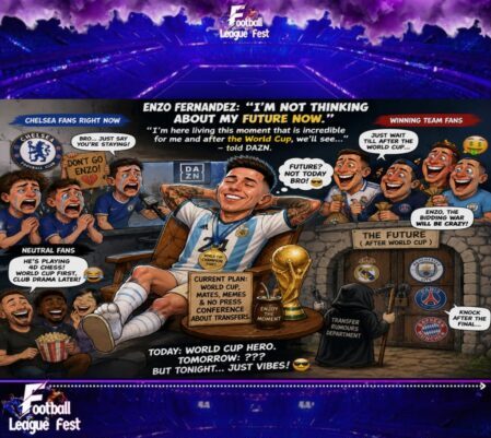 Chelsea Fans Refresh the Internet While Enzo Fernández Enjoys the World Cup