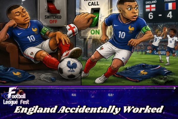 France Arrived After Half-Time, Match Had Already Started