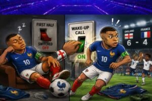 France Arrived After Half-Time, Match Had Already Started