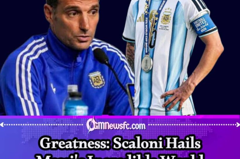 Greatness: Scaloni Says Messi Isn't Just Playing Football—He's Making Football History Every Time He Steps Onto The Pitch