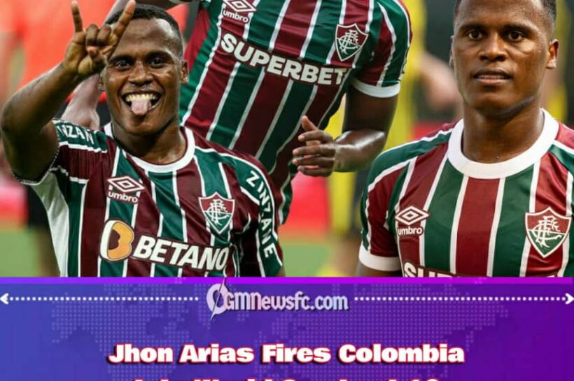 Jhon Arias Leaves Ghana Searching for Air as Colombia Coolly Books a Last-16 Ticket