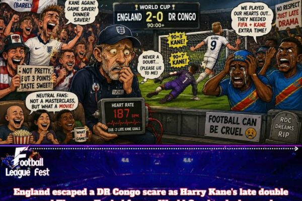 Kane: England Needed a Fire Extinguisher—Fortunately, Kane Was Carrying One