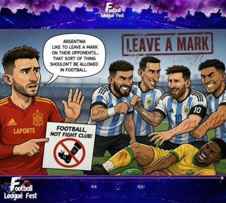 "Leave a Mark… Not a Medical Report!" Laporte Calls Out Argentina's Physical Approach