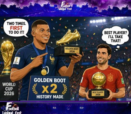 Golden Glory! Mbappé Makes History Twice While Rodri Quietly Steals Football's Report Card