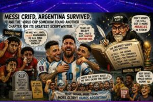 Messi's Relief: When Even the GOAT Needed a Tissue Before Writing Another World Cup Ending