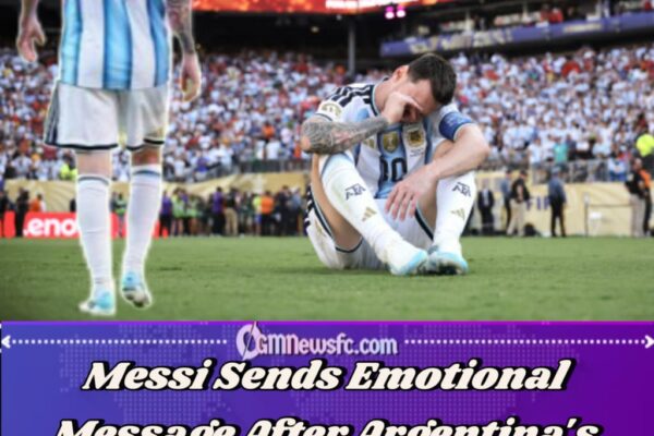 Messi Thanks Argentina Fans Despite Painful Final Loss