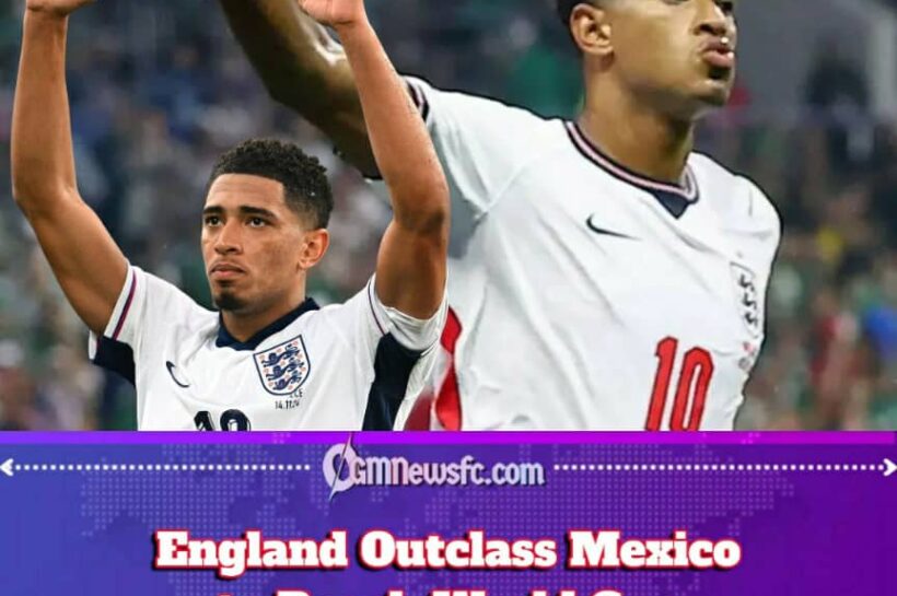England Escape the Azteca Roar, Leave Mexico Asking for the Match Replay