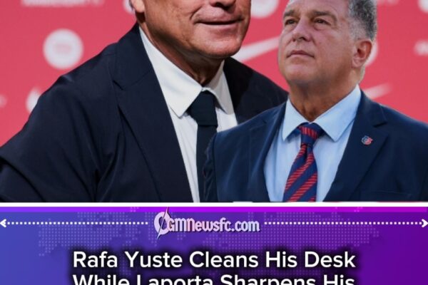 INTERIM TO INFINITY: RAFA YUSTE PACKS UP WHILE LAPORTA RELOADS BARÇA’S FUTURE”