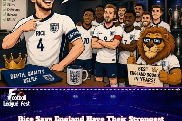 Rice Declares England's Golden Generation Has Arrived — The Rest of the World Checks the Fixture List
