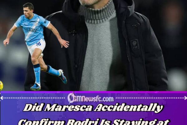 Rodri's Importance Reaffirmed by Manchester City Boss Enzo Maresca