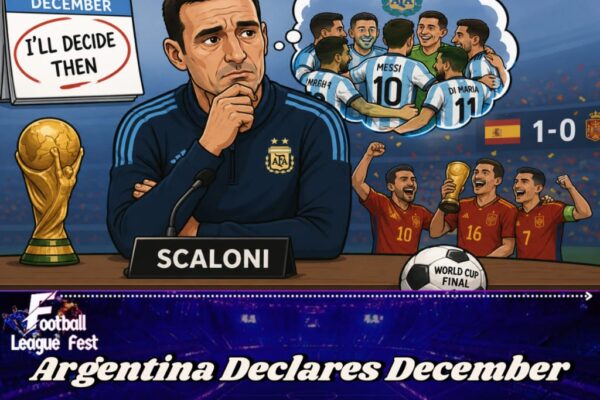 Scaloni Puts His Future on Holiday Until Christmas