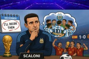 Scaloni Puts His Future on Holiday Until Christmas