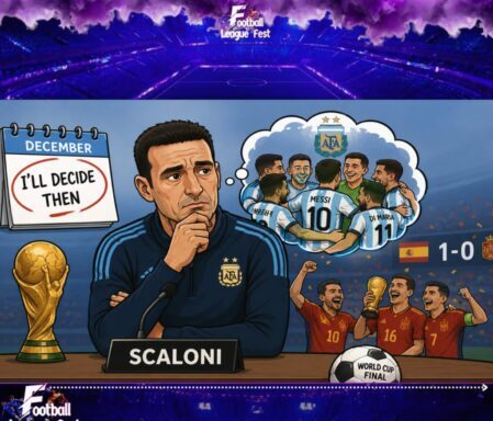 Scaloni Puts His Future on Holiday Until Christmas
