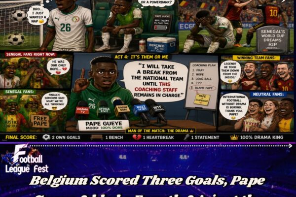 Senegal Lost the Match, Then the Peace Treaty in the Dressing Room