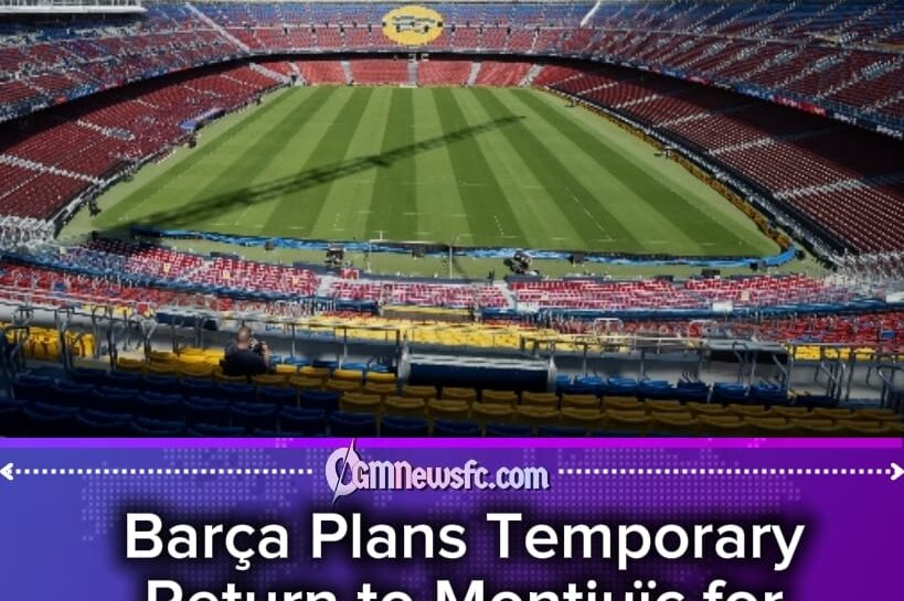 Spotify Camp Nou Renovation: Barça Asks La Liga for Montjuïc Stay as Camp Nou Roof Drama Returns