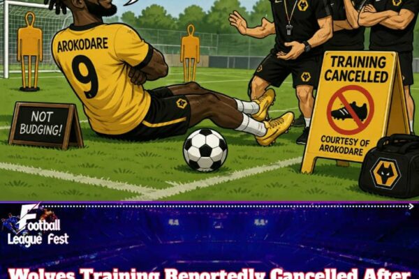 Arokodare Stands His Ground as Wolves' Training Session Ends Before It Even Begins