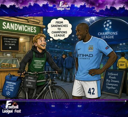 From Sandwiches to the Champions League: Bergström Cycles Into Football's Biggest Night