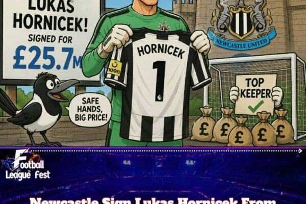 Newcastle Buy a New Wall: Hornicek Arrives for £25.7m as the Magpies Fortify the Goal