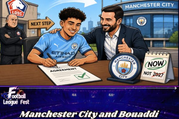 Manchester City Reach Personal Terms Agreement With Ayyoub Bouaddi