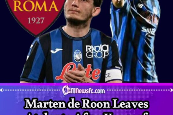Marten de Roon: Roma Get Their Dutch Engine for a €1m Bonus Package