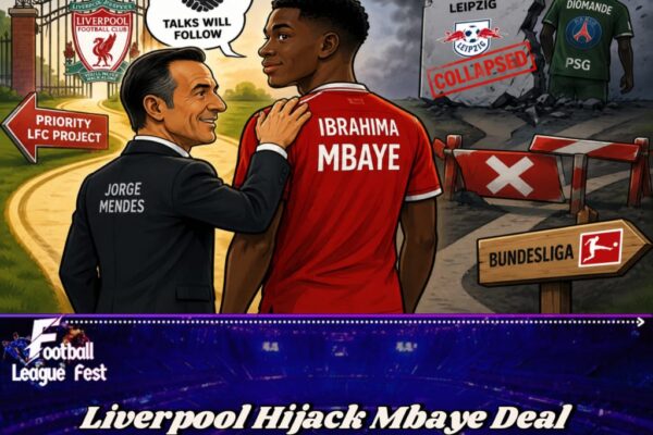Mbaye's Transfer GPS Suddenly Recalculates Toward Liverpool