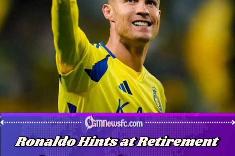 Cristiano Ronaldo Wants to End His Career With an Amazing Legacy