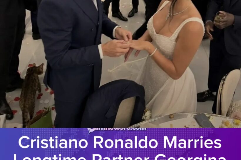 Ronaldo Finally Says “Siuuu” to Marriage as Georgina Becomes His Wife in Private Portugal Ceremony