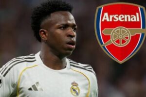 ARSENAL PREPARES “VINICIUS KINGDOM” AS ARTETA DREAMS OF TURNING MADRID STAR INTO THE FACE OF THE GUNNERS