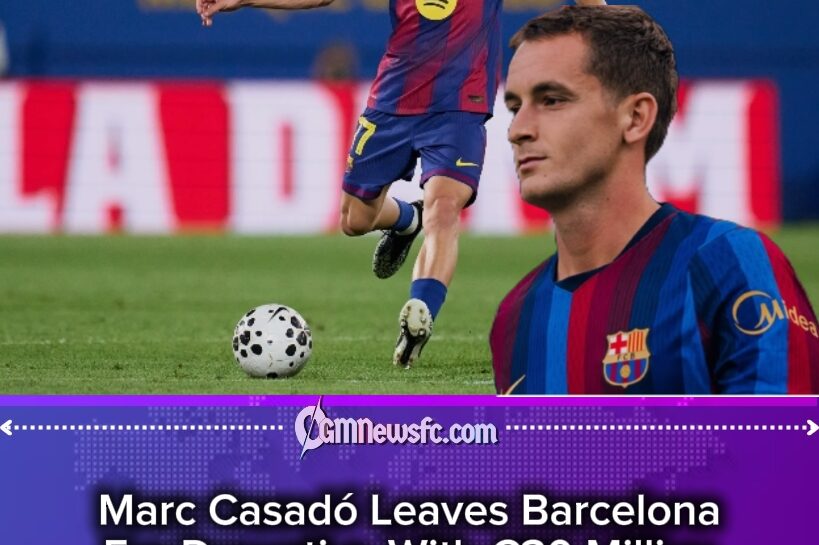 Barcelona Midfielder Marc Casadó Escapes Camp Nou Waiting Room As Deportivo Activates Loan Rescue Mission With €30 Million Dream Clause