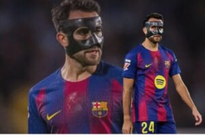 Barcelona Defender Eric Garcia Declares War on His Own Nose After Rodri Collision Forces Protective Mask Mission