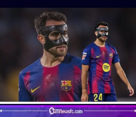 Barcelona Defender Eric Garcia Declares War on His Own Nose After Rodri Collision Forces Protective Mask Mission