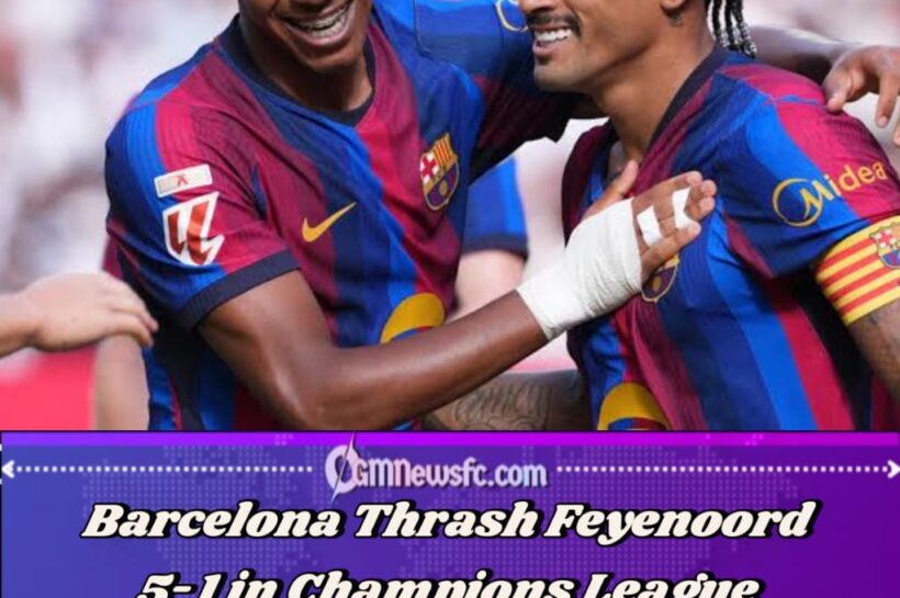 Feyenoord Walked Into Barcelona's Goal Factory and Paid the Price