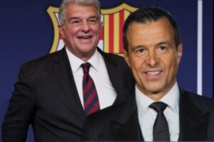 Barcelona Power Meeting Sparks Transfer Rumours As Laporta Hosts Super-Agent Jorge Mendes