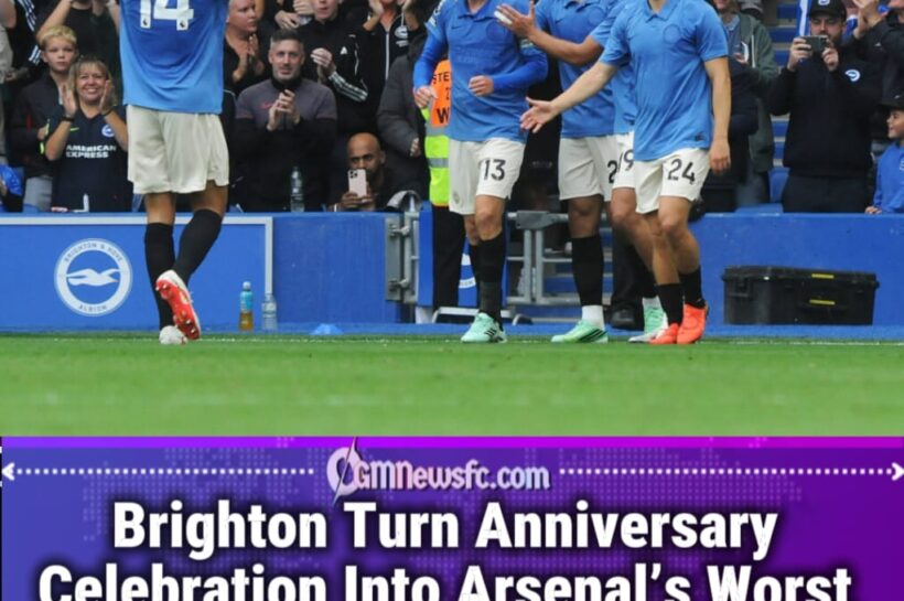 Brighton Celebrate 125th Anniversary With 3-0 Win Over Arsenal