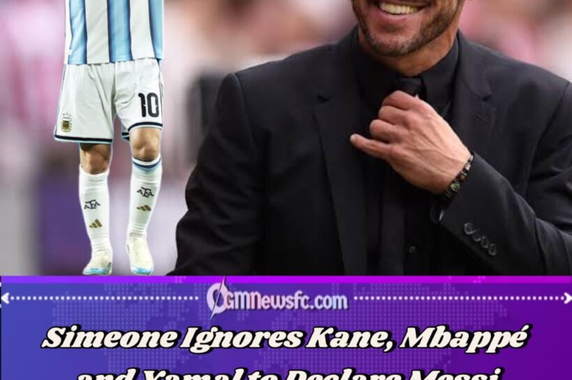 Diego Simeone Says Messi Should Win the Ballon d’Or