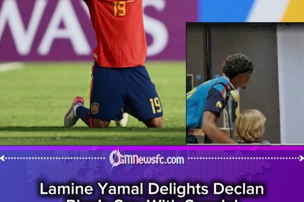 Lamine Yamal Turns Wembley Into a Family Memory Factory After Sweet Gesture to Declan Rice’s Son