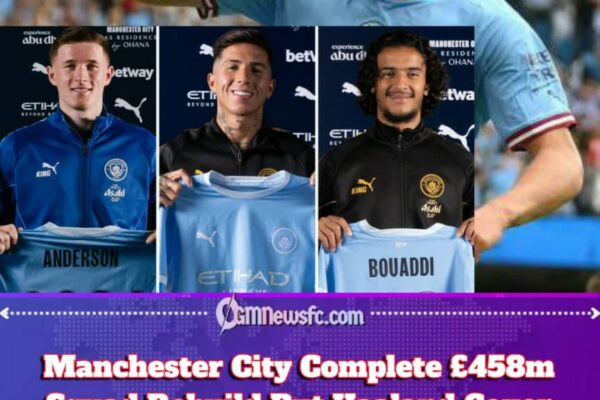 Manchester City Spend £458m Building a New Midfield — Then Apparently Forget to Buy Haaland a Spare Pair of Boots