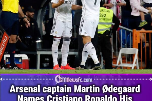 Arsenal Captain Martin Ødegaard Praises Ronaldo’s Influence on His Career