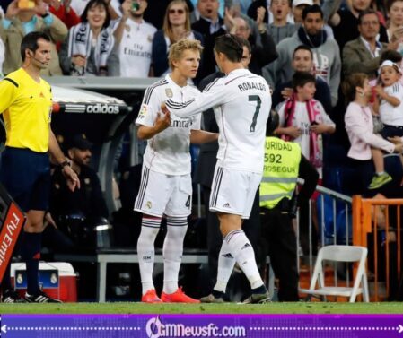 Arsenal Captain Martin Ødegaard Praises Ronaldo’s Influence on His Career