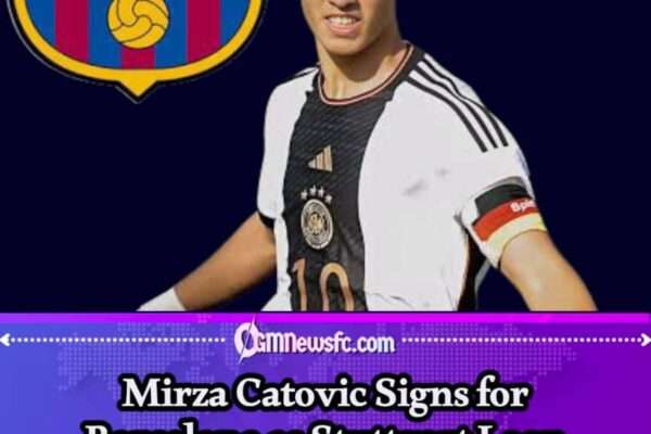 Mirza Catovic Signs Barcelona Papers — Stuttgart's Young Midfield Hopeful Takes the Catalan Shortcut