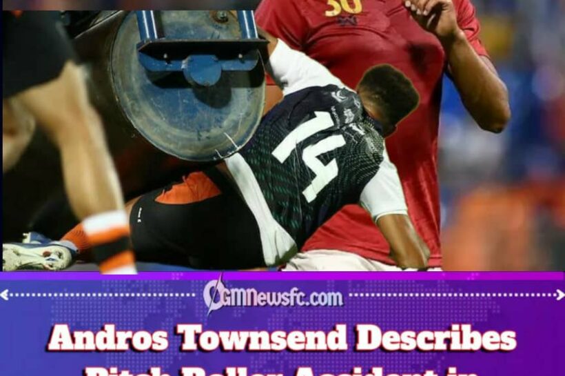 Andros Townsend Survives the Ultimate “Pressing” Session as Pitch Roller Joins the Opposition