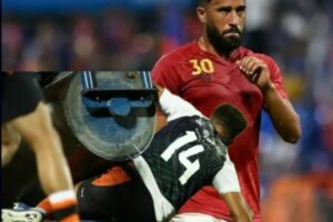 Andros Townsend Survives the Ultimate “Pressing” Session as Pitch Roller Joins the Opposition