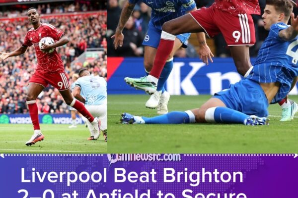 LIVERPOOL TURN ANFIELD INTO A BAD DAY AT THE OFFICE FOR BRIGHTON AS ISAK STRIKES IN 2–0 VICTORY!
